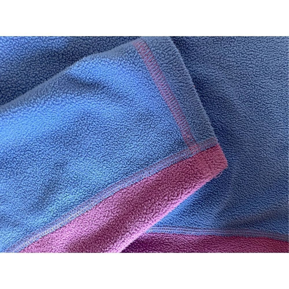 L.l. Bean girls xl colorblock purple quarter zip fleece - Picture 6 of 6